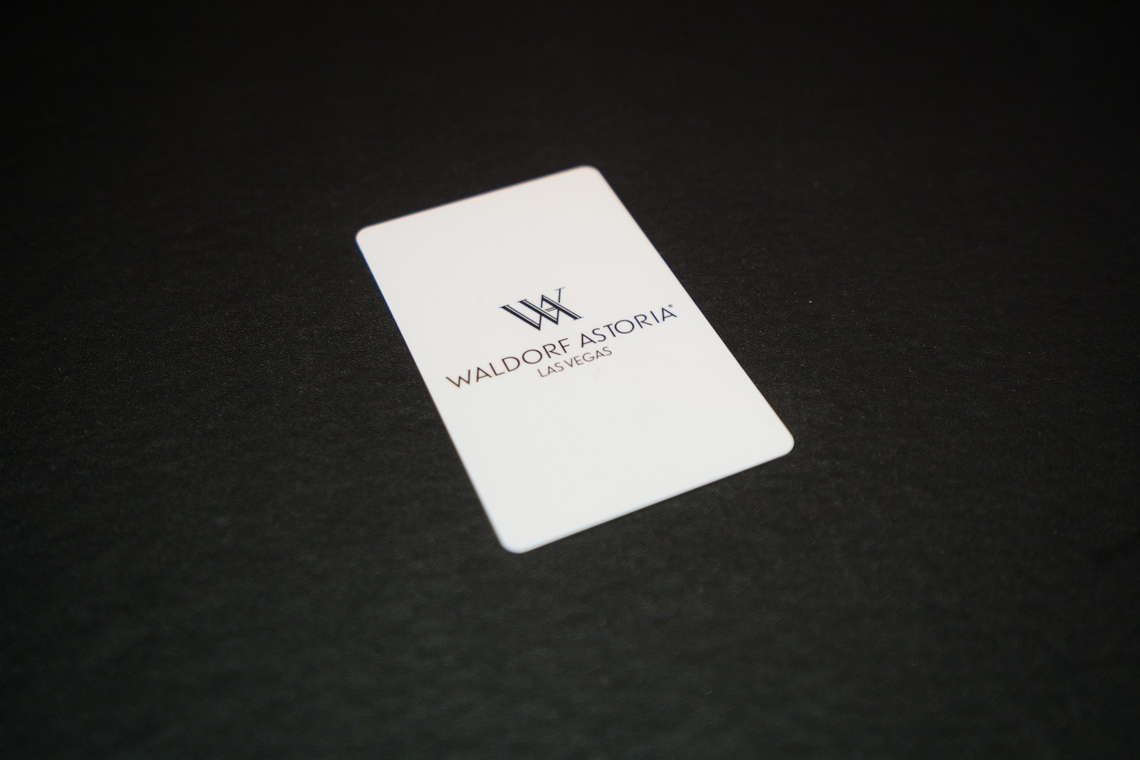 a close up of a business card on a table