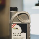 black and white plastic bottle