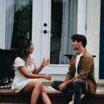 Two people having conversation - improve communication skills